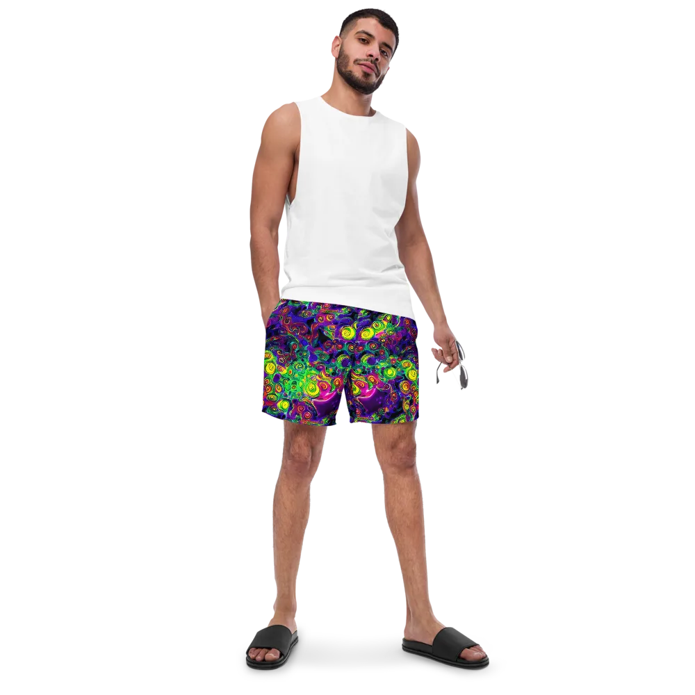 Spiral Fever on Swim Trunks — Front