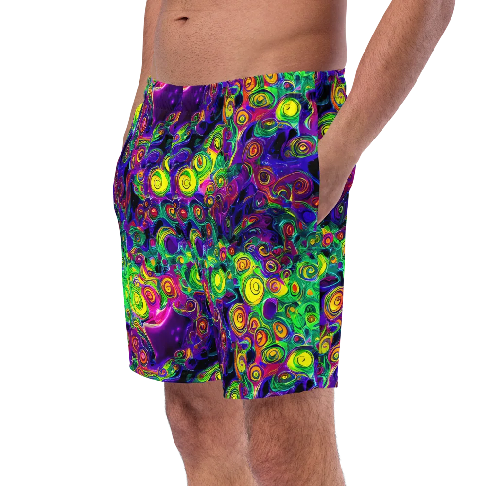 Spiral Fever on Swim Trunks — Left Front
