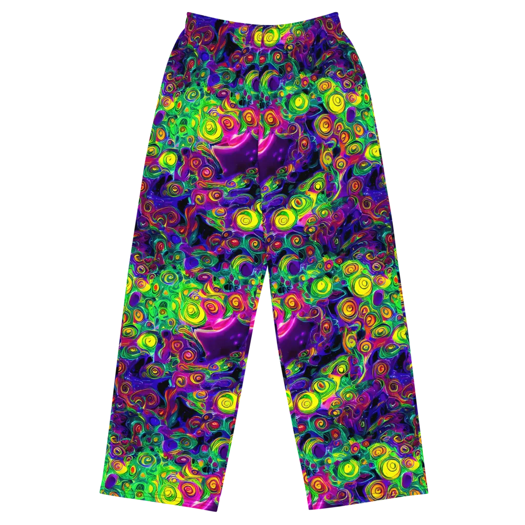 Spiral Fever on Wide-Leg Pants — Front