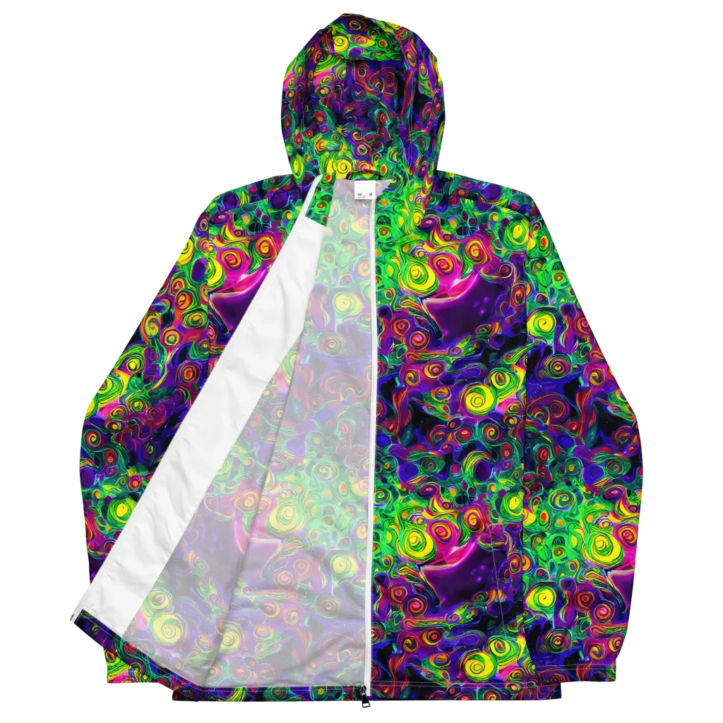 Spiral Fever on Men's Windbreaker — Front