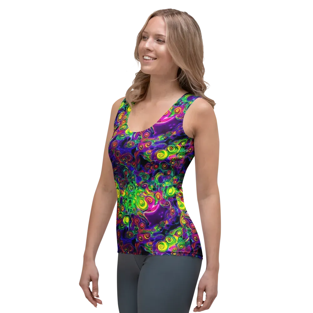 Spiral Fever on Women's Tank Top — Left Front