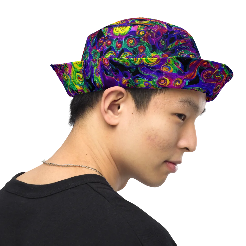 Spiral Fever on Reversible Bucket Hat — Right Outside