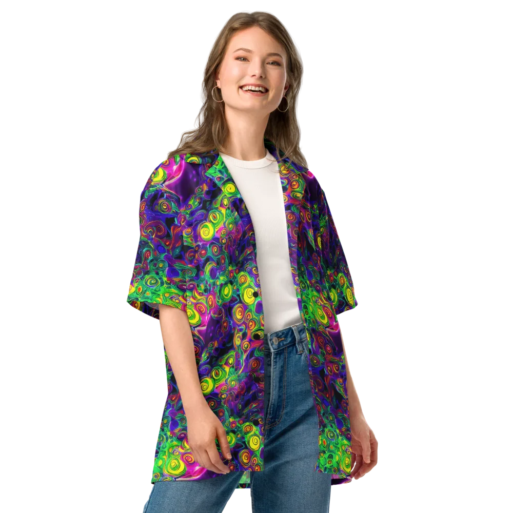 Spiral Fever on Button Shirt — Front