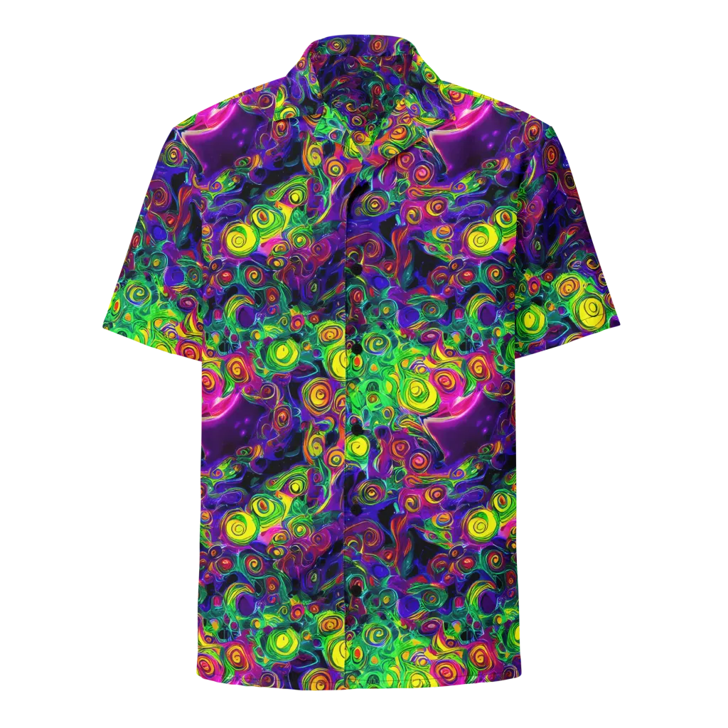 Spiral Fever on Button Shirt — Front