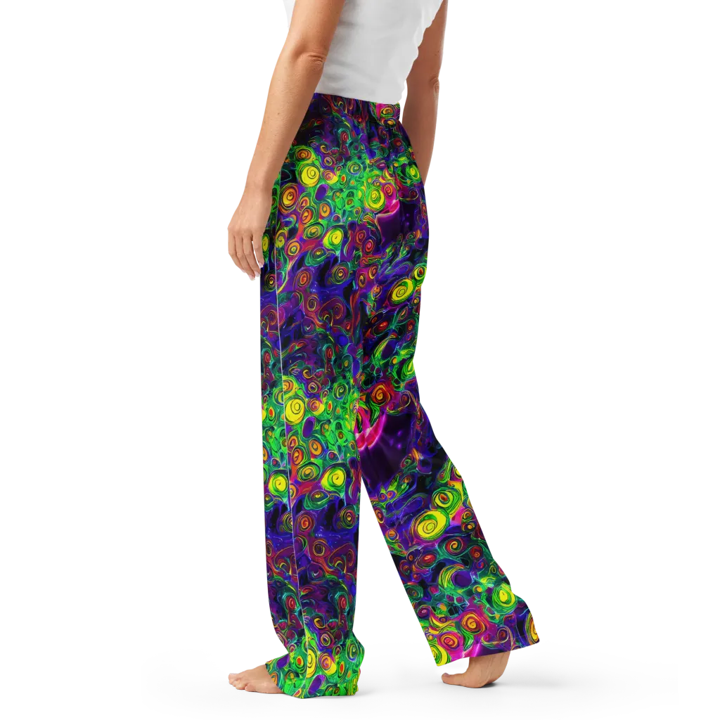 Spiral Fever on Women's Pajama Pants — Left