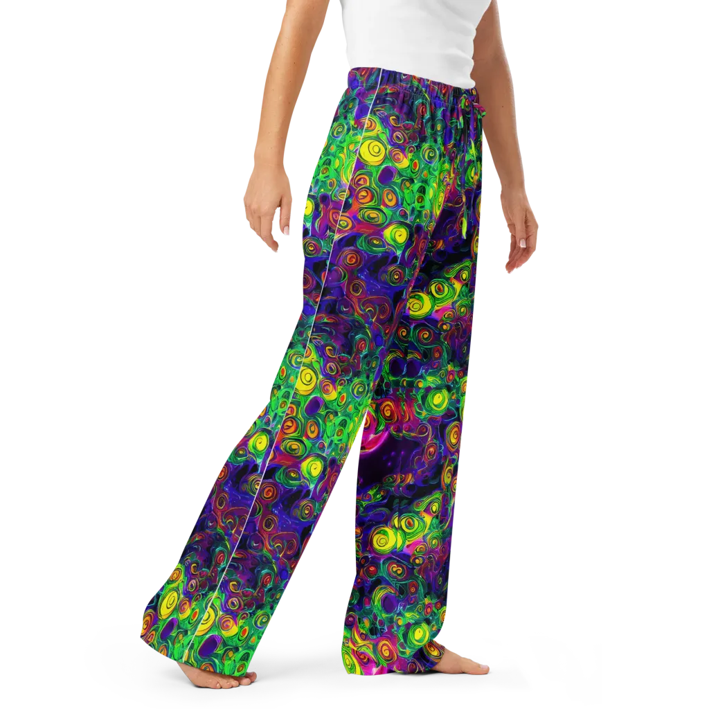 Spiral Fever on Women's Pajama Pants — Right Front