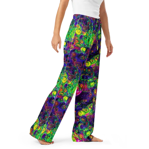 Spiral Fever on a Women's Pajama Pants