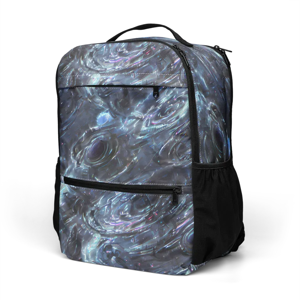 Blue Gravity on Utility Backpack — Left Front