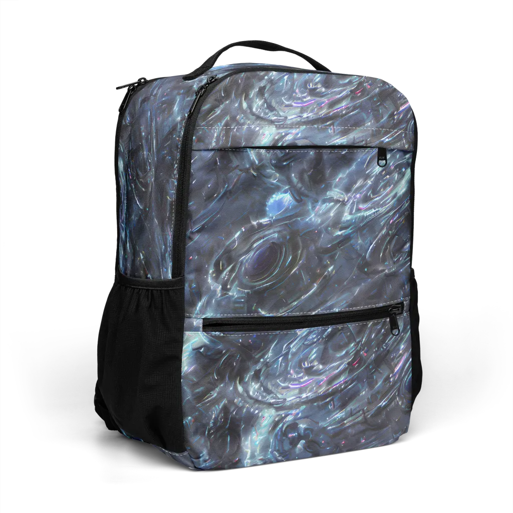 Blue Gravity on Utility Backpack — Right Front