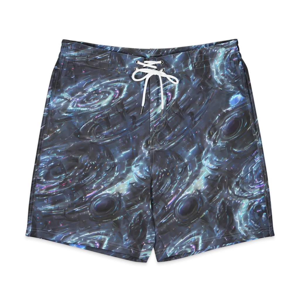 Blue Gravity on Men's Board Shorts — Front