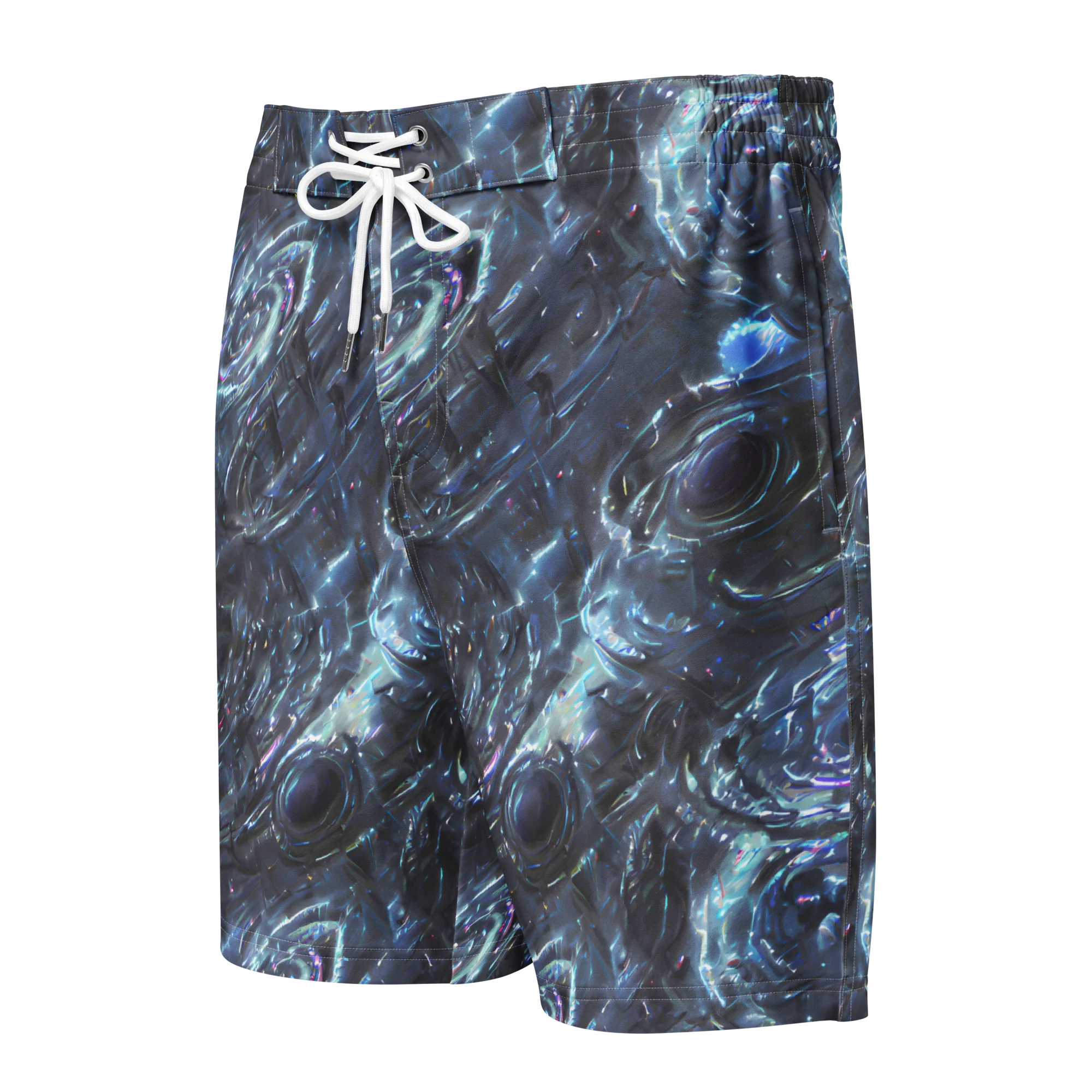 Blue Gravity on Men's Board Shorts — Front