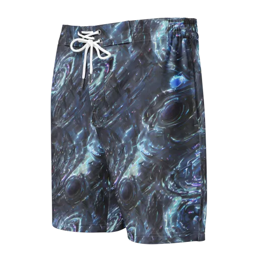 Blue Gravity on a Men's Board Shorts