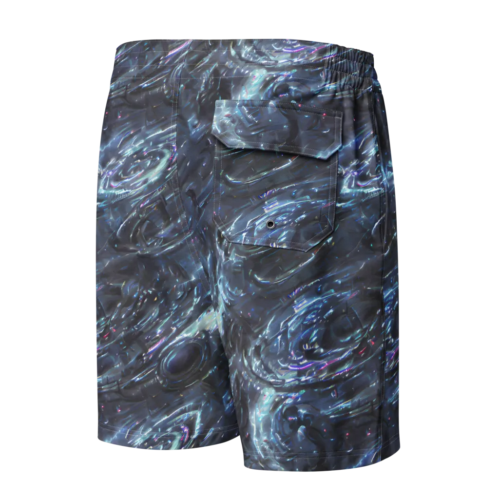 Blue Gravity on Men's Board Shorts — Back