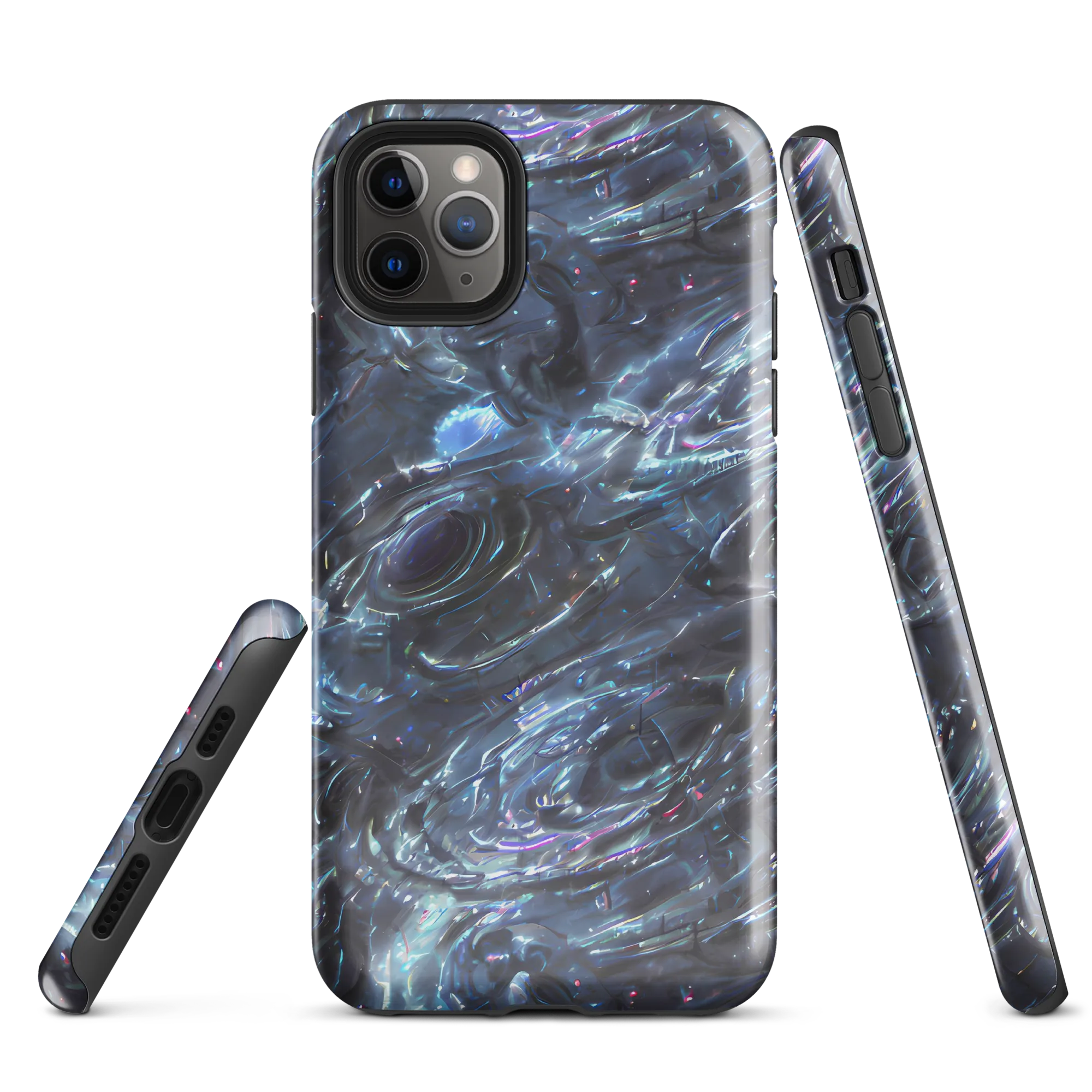 Blue Gravity on Tough Case for iPhone® — Front