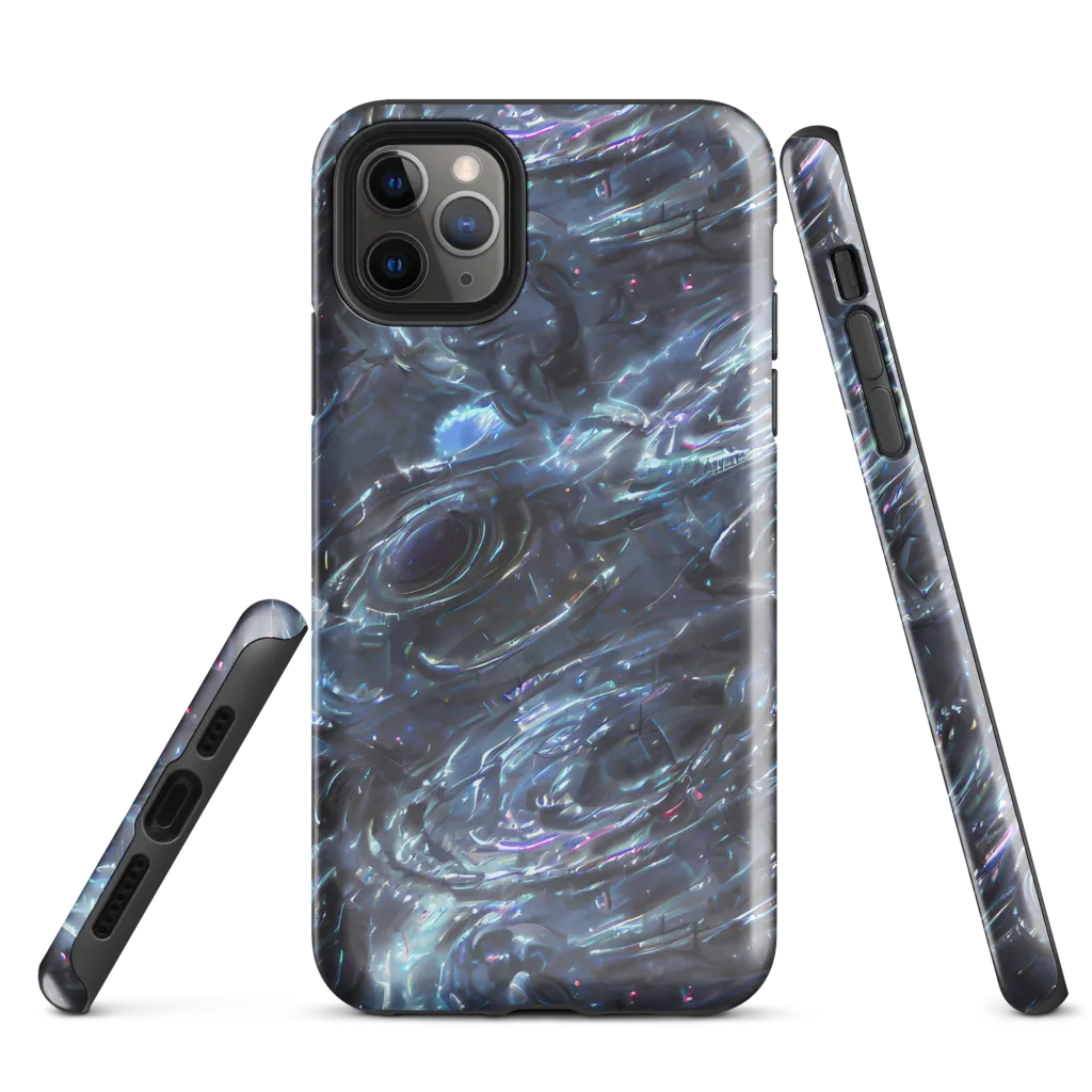 Blue Gravity on Tough Case for iPhone® — Front