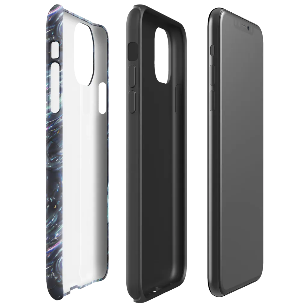 Blue Gravity on Tough Case for iPhone® — Right