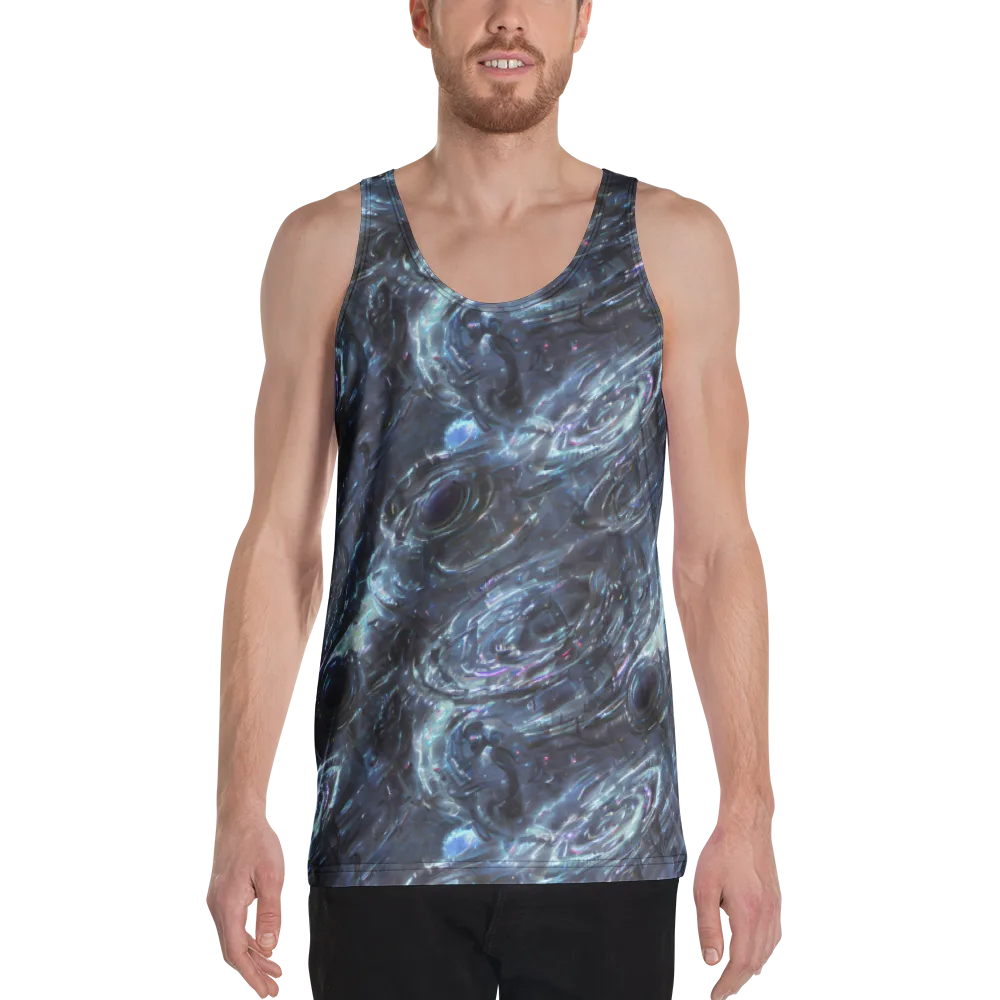 Blue Gravity on Men's Tank Top — Front