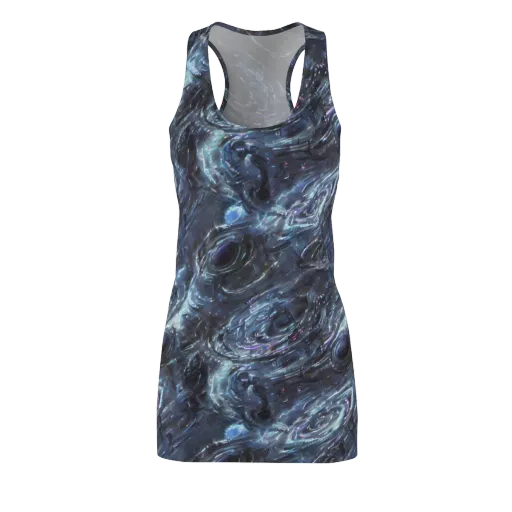 Blue Gravity on a Racerback Dress