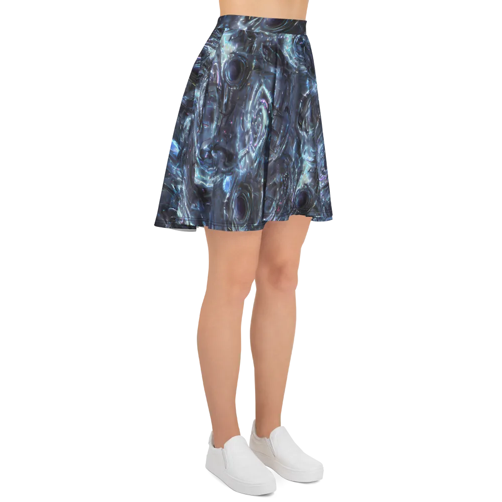 Blue Gravity on Skater Skirt — Right