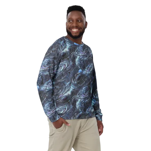 Blue Gravity on a Sweatshirt