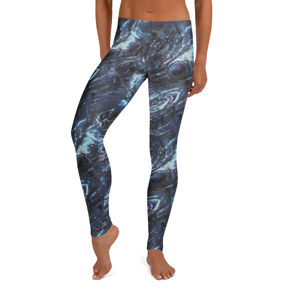 Blue Gravity on Leggings — Front
