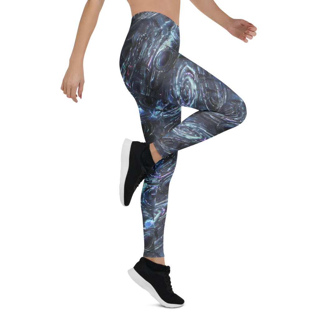 Blue Gravity on Leggings — Right