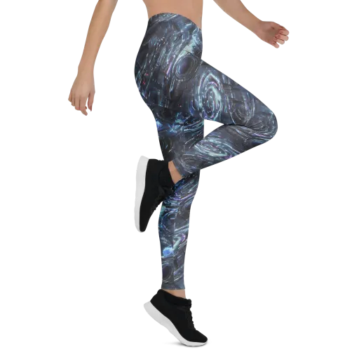 Blue Gravity on a Leggings