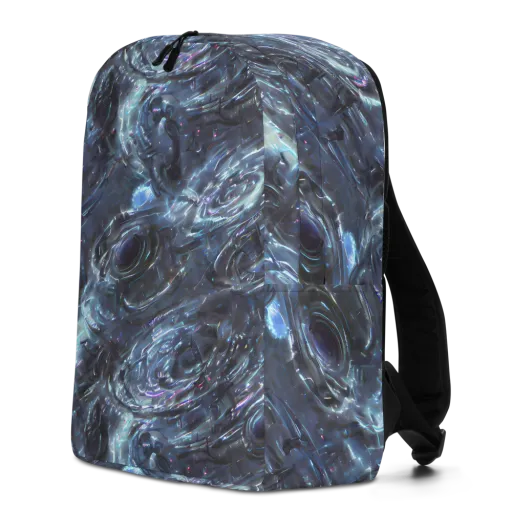 Blue Gravity on a Minimalist Backpack