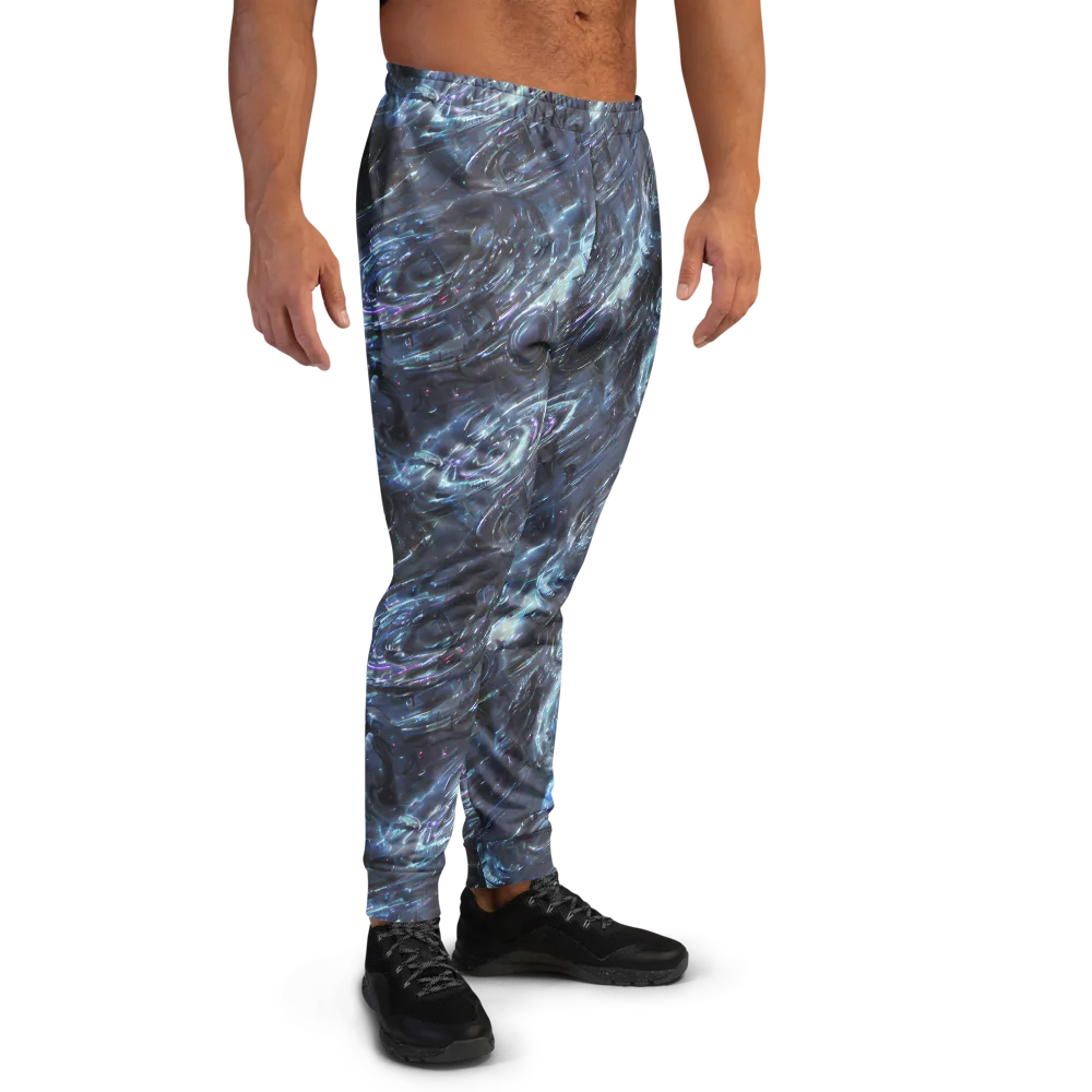 Blue Gravity on Men's Joggers — Right