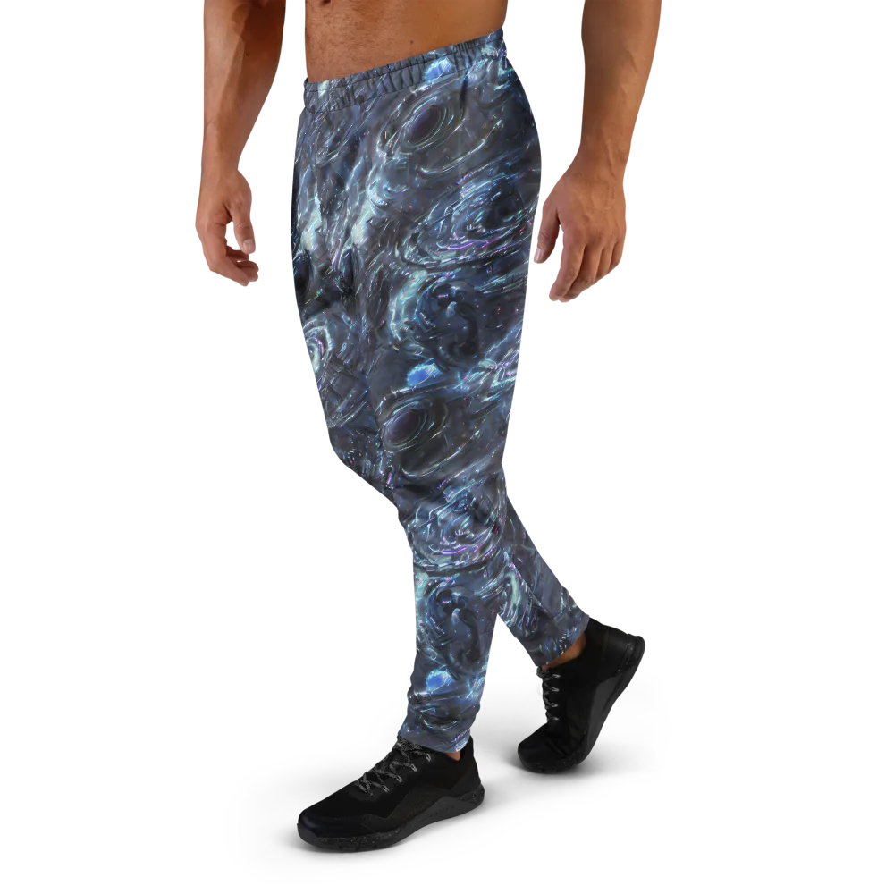 Blue Gravity on Men's Joggers — Left