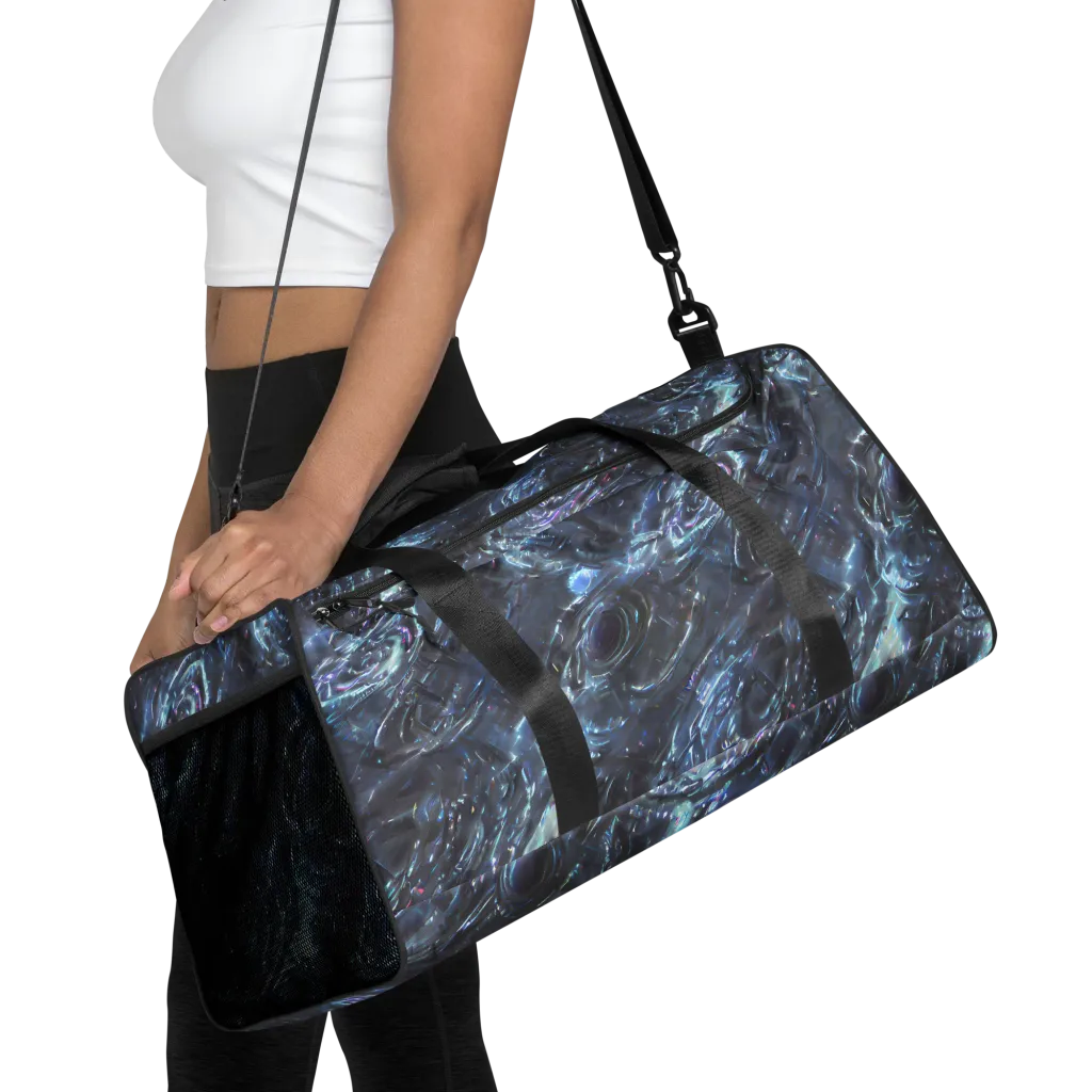 Blue Gravity on Duffle Bag — Front
