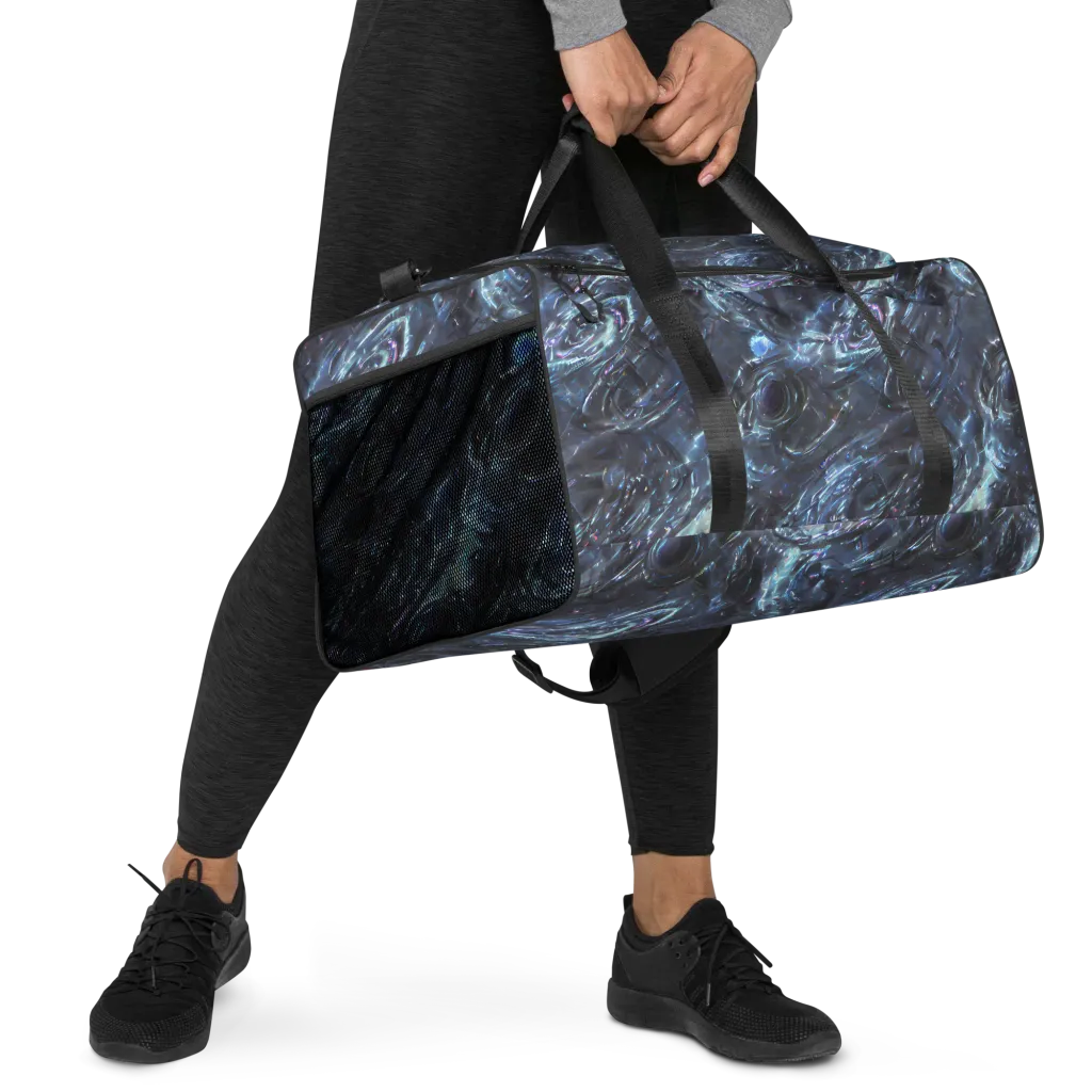 Blue Gravity on Duffle Bag — Right Front