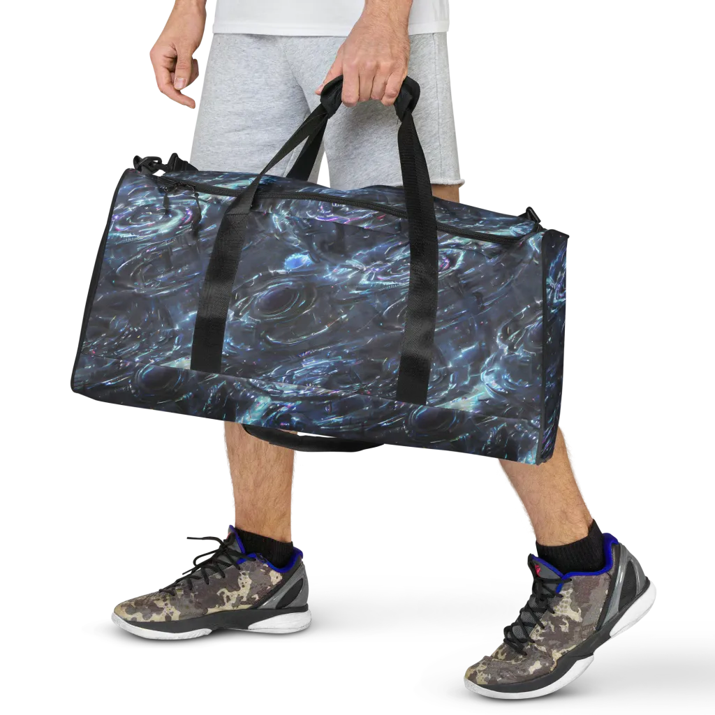Blue Gravity on Duffle Bag — Front