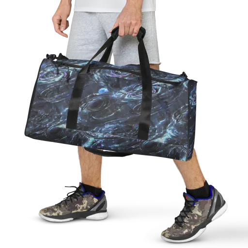 Blue Gravity on a Duffle Bag