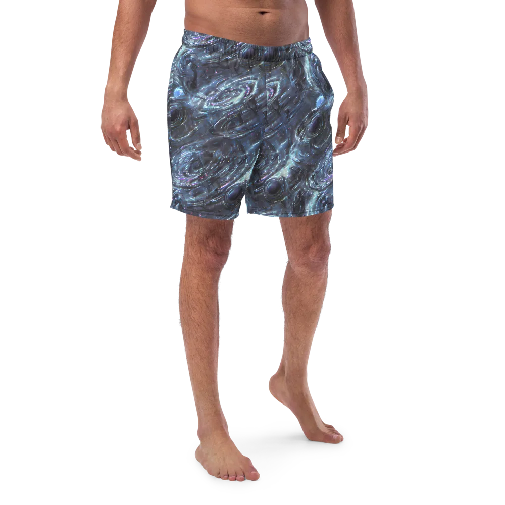 Blue Gravity on Swim Trunks — Front