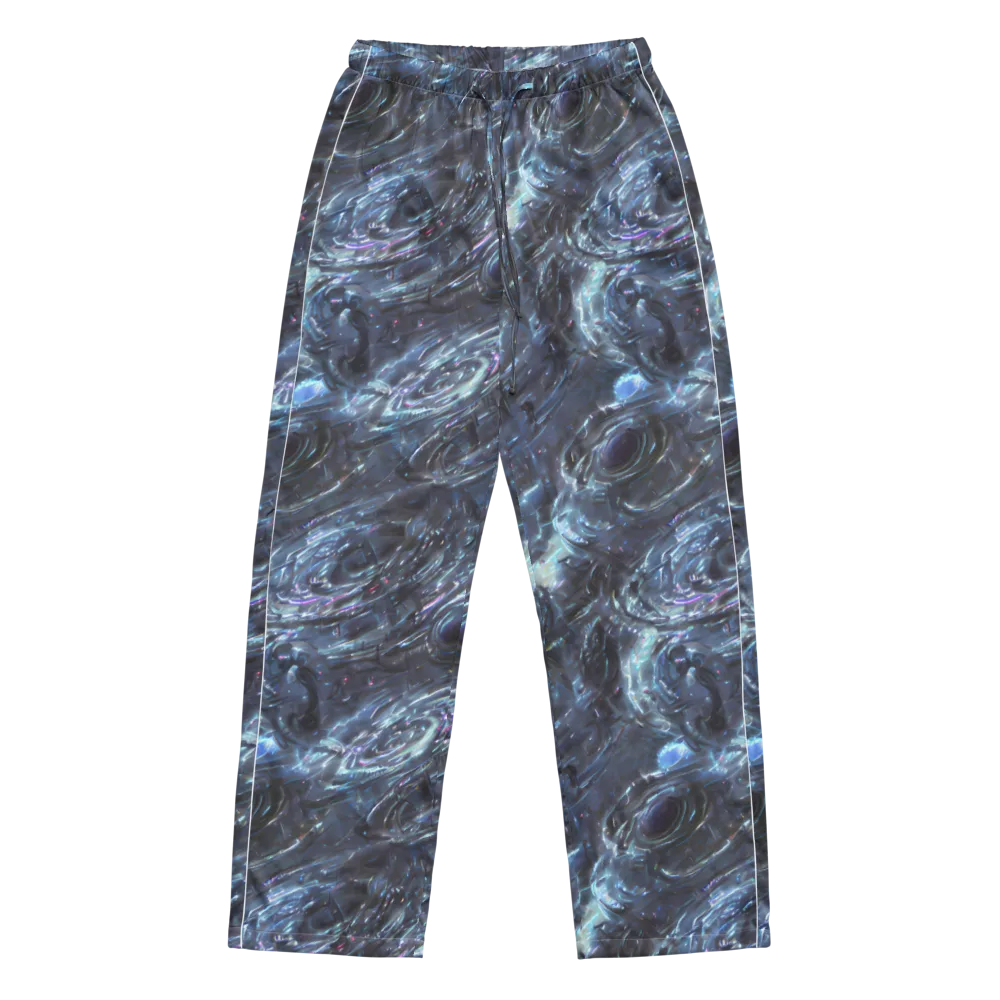 Blue Gravity on Women's Pajama Pants — Front