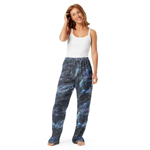 Blue Gravity on a Women's Pajama Pants