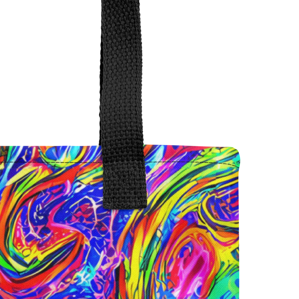 Cobalt Marbling on Tote Bag — Product details