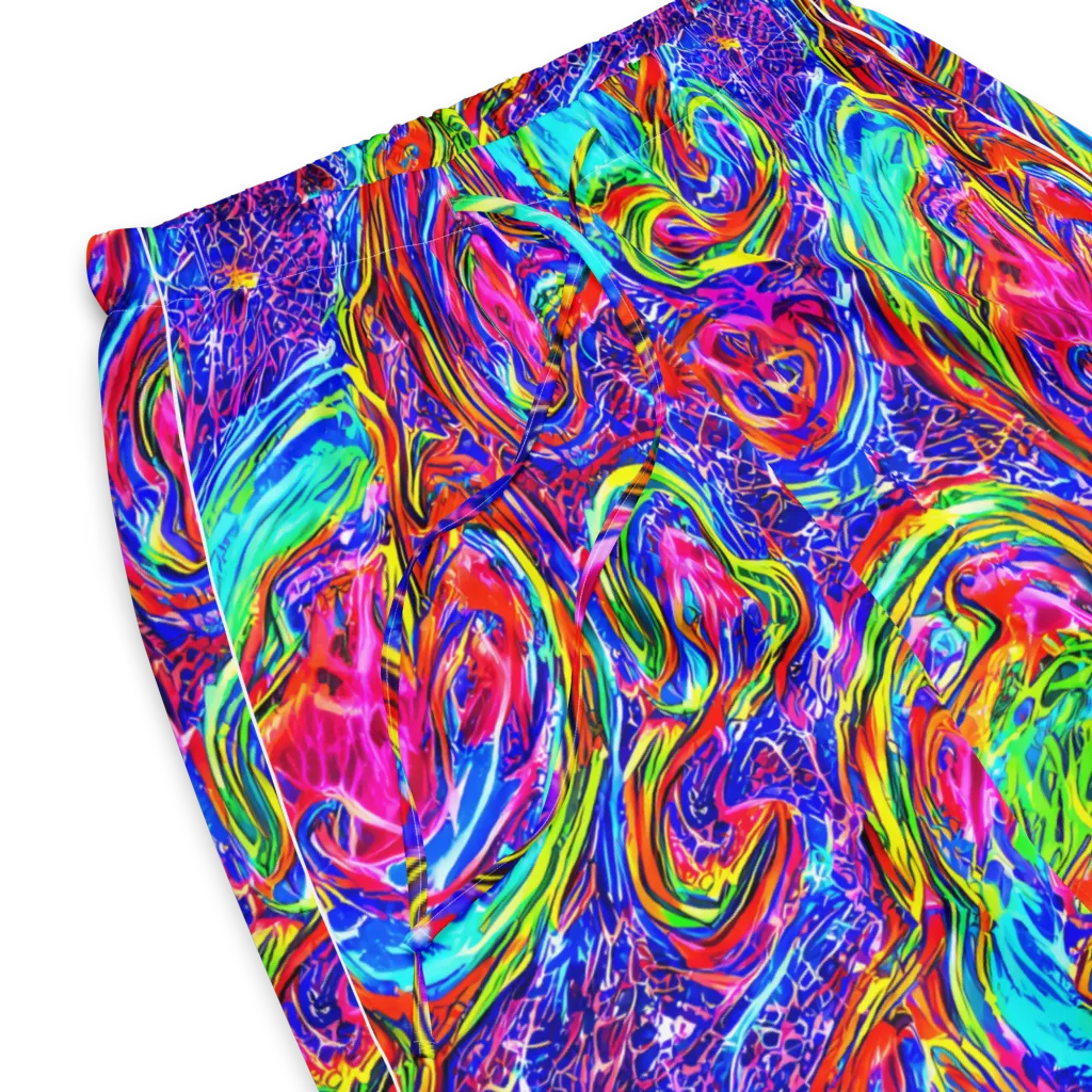 Cobalt Marbling on Women's Pajama Pants — Product details