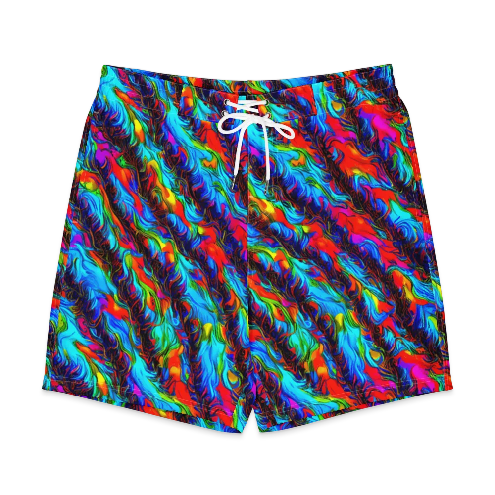 Firelight Current on Men's Board Shorts — Front