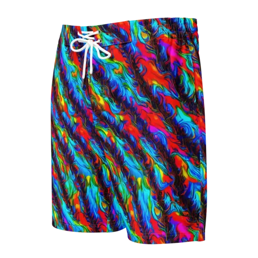 Firelight Current on a Men's Board Shorts