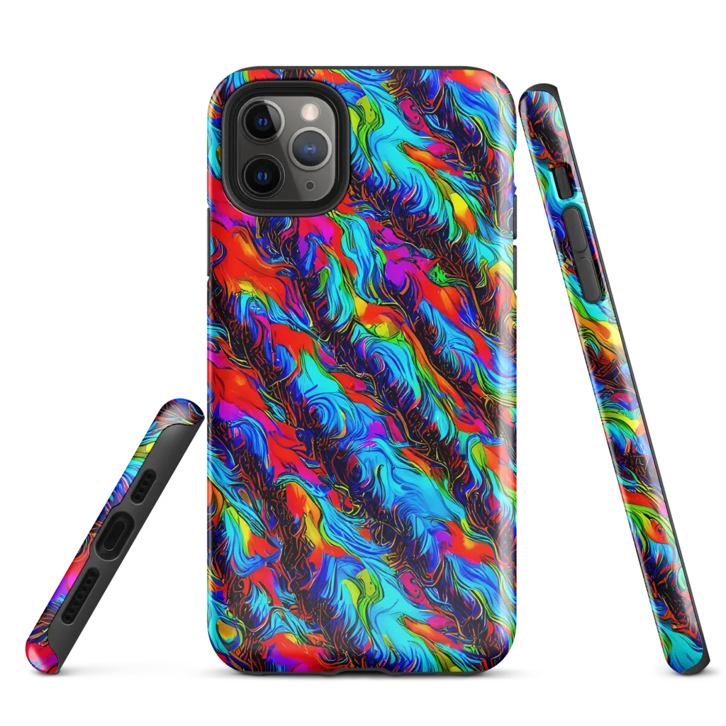 Firelight Current on Tough Case for iPhone® — Front