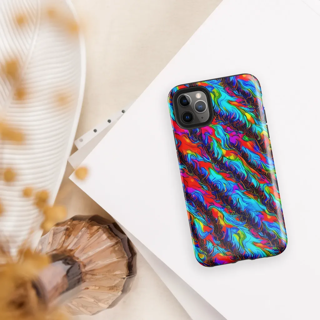 Firelight Current on Tough Case for iPhone® — Front