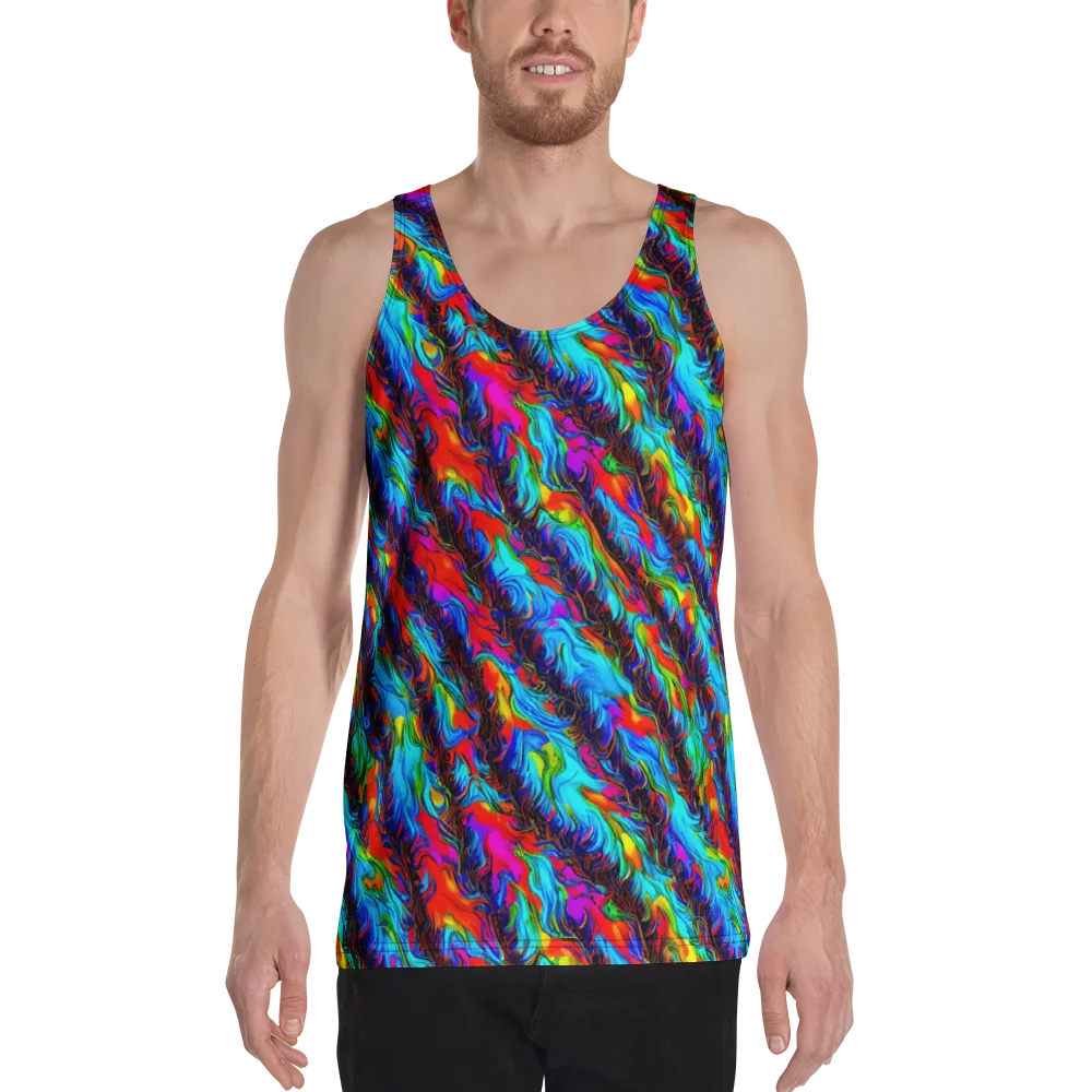 Firelight Current on Men's Tank Top — Front