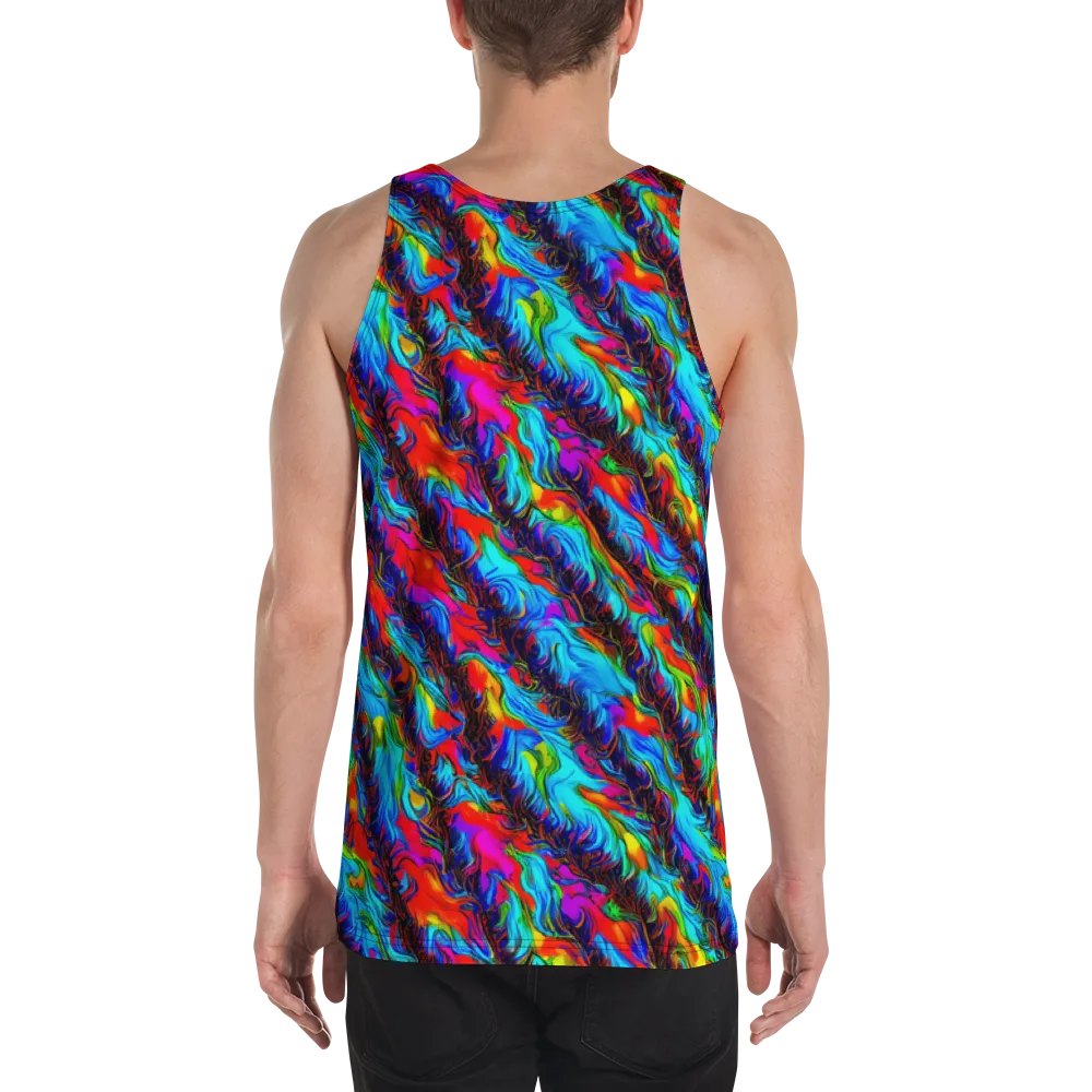 Firelight Current on Men's Tank Top — Back
