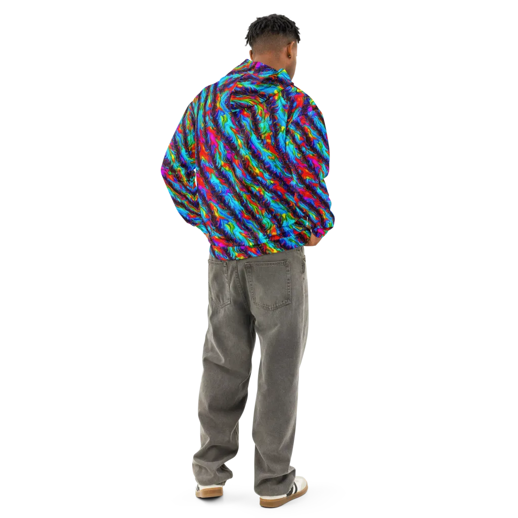 Firelight Current on Cotton Hoodie — Back