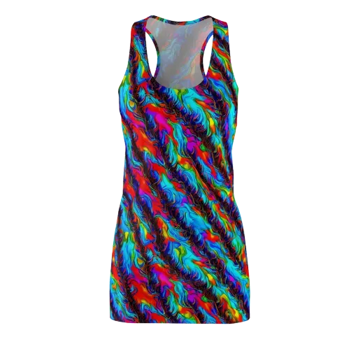 Firelight Current on a Racerback Dress