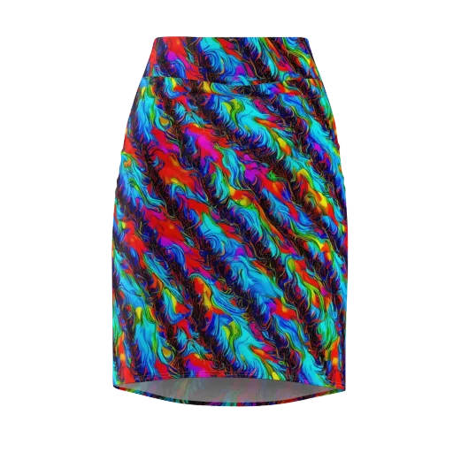 Firelight Current on a Pencil Skirt