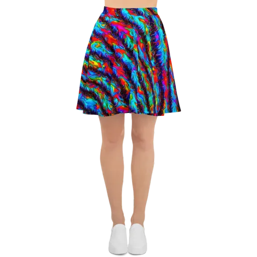 Firelight Current on a Skater Skirt