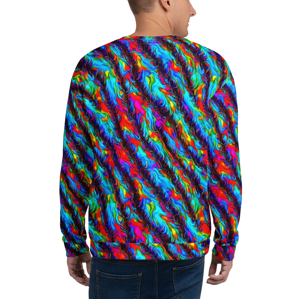 Firelight Current on Sweatshirt — Back